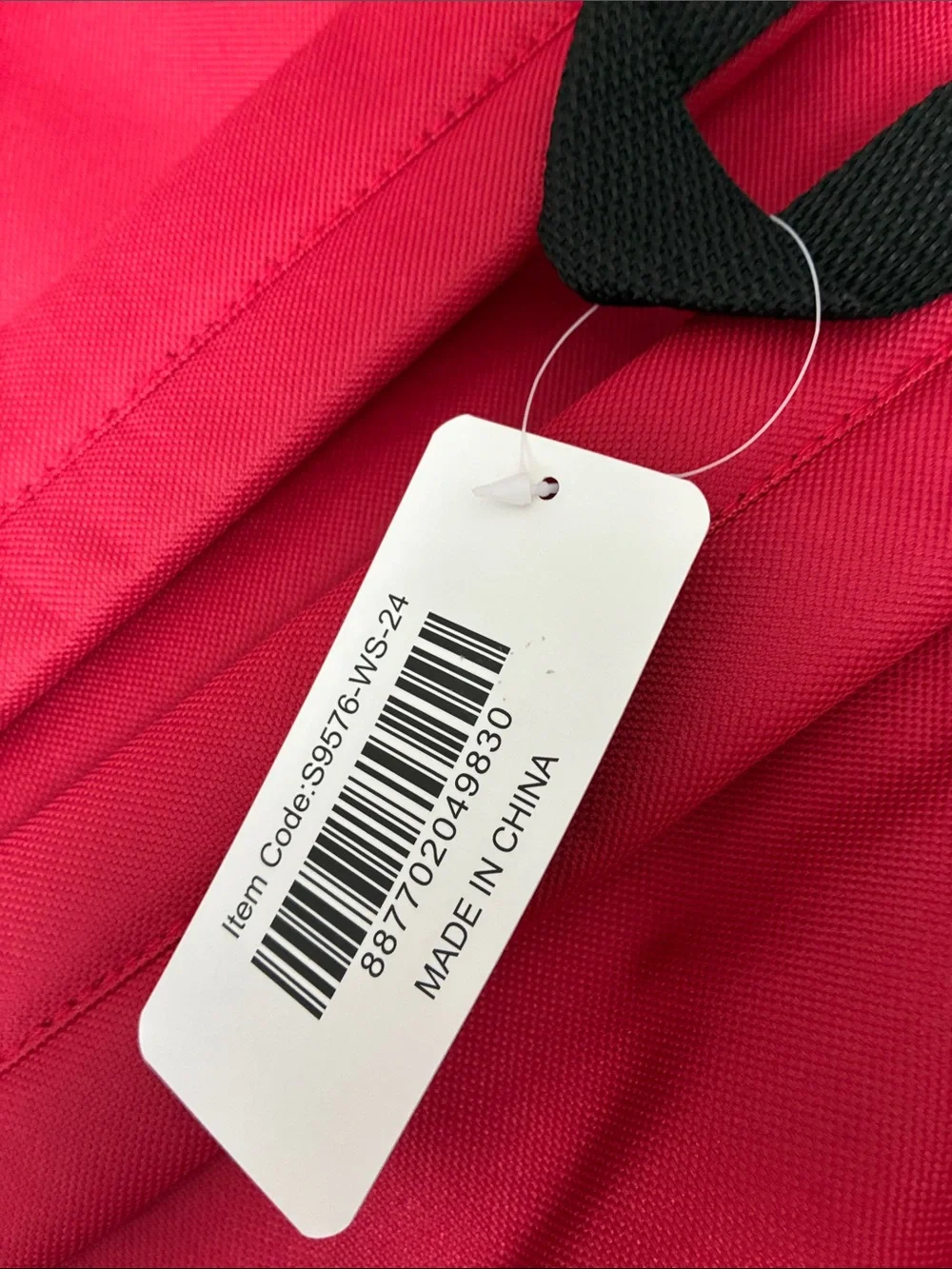 Classic Kids Red Backpack with Front Pocket zippered